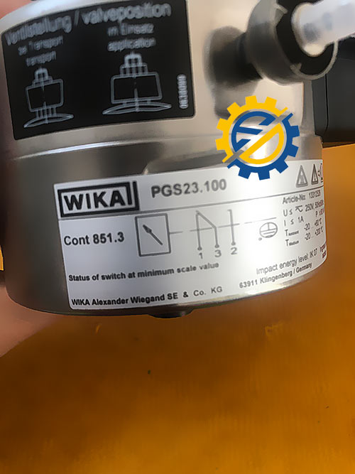 Hình ảnh đồng hồ đo áp suất Wika PGS23.100 tại kho Eurododo