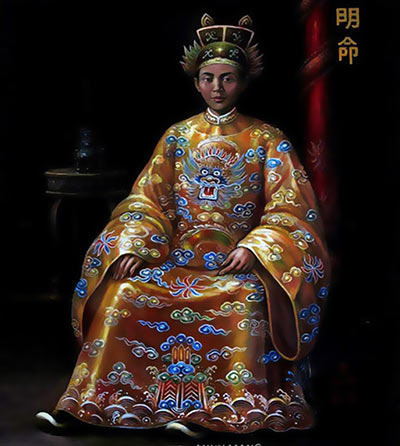 chân dung vua Minh Mạng